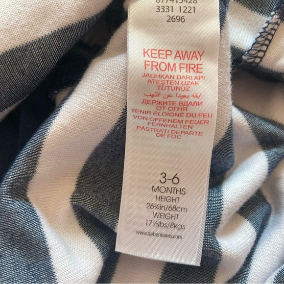 Jasper Conran Junior J velour overalls, size 3-6 months - Picture 10 of 11